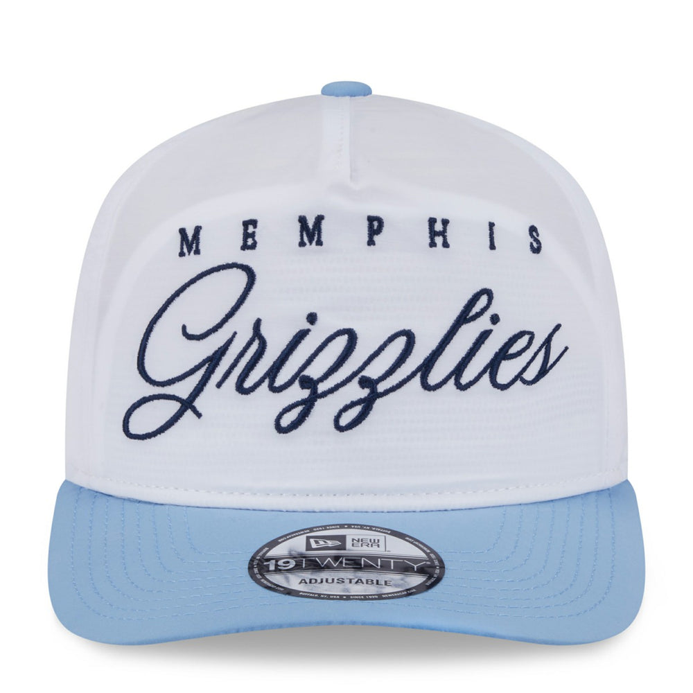 Memphis Grizzlies 2025 NBA Draft On-Stage Nylon 19TWENTY Adjustable Hat - White/Light Blue online
