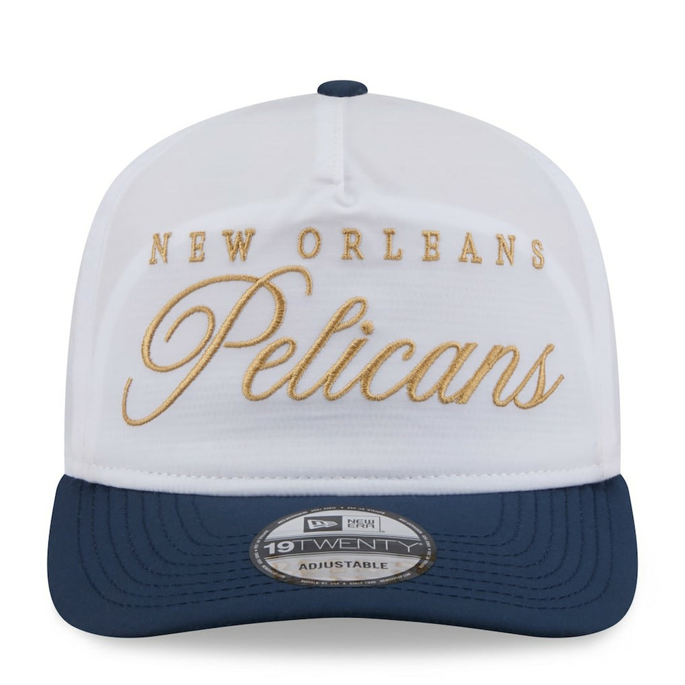 New Orleans Pelicans 2025 NBA Draft On-Stage Nylon 19TWENTY Adjustable Hat - White/Navy discount