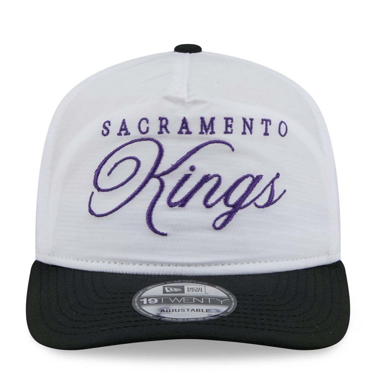 Sacramento Kings 2025 NBA Draft On-Stage Nylon 19TWENTY Adjustable Hat - White/Black on sale