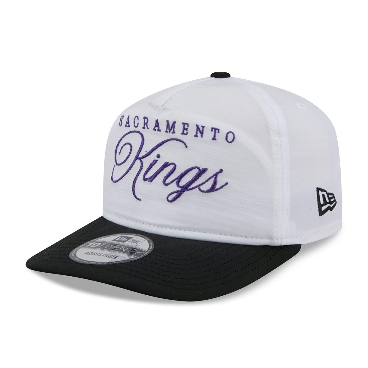 Sacramento Kings 2025 NBA Draft On-Stage Nylon 19TWENTY Adjustable Hat - White/Black on sale