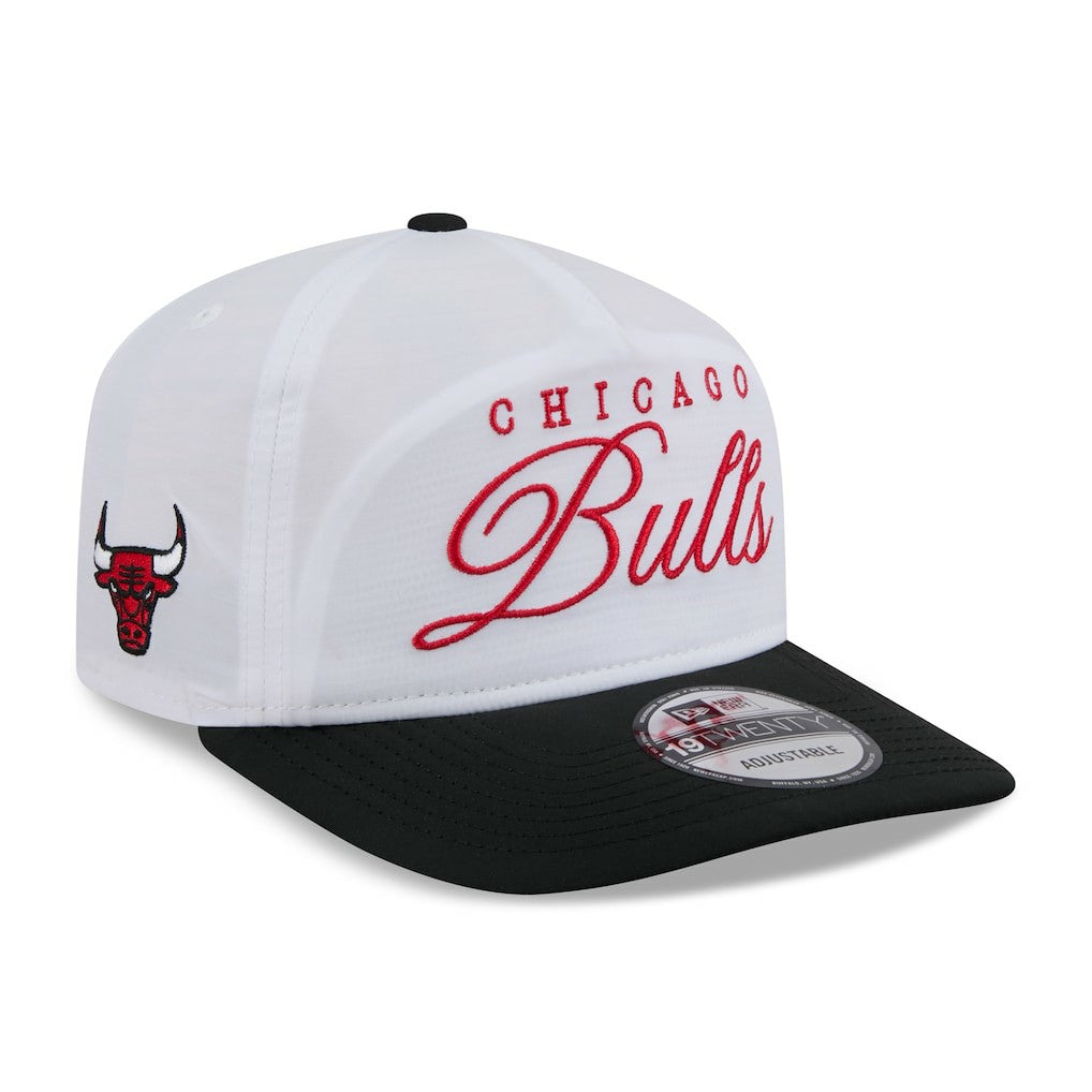 Chicago Bulls 2025 NBA Draft On-Stage Nylon 19TWENTY Adjustable Hat - White/Black for sale