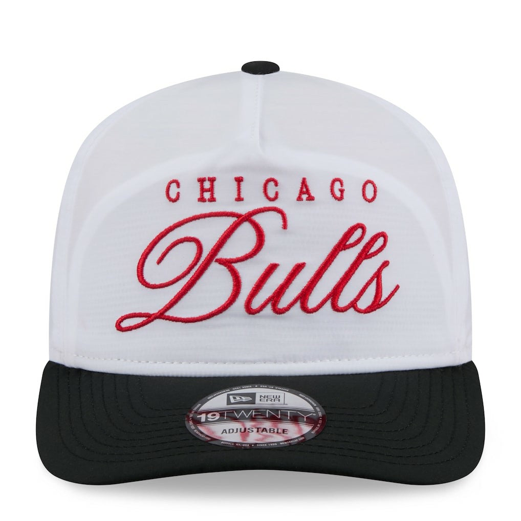 Chicago Bulls 2025 NBA Draft On-Stage Nylon 19TWENTY Adjustable Hat - White/Black for sale