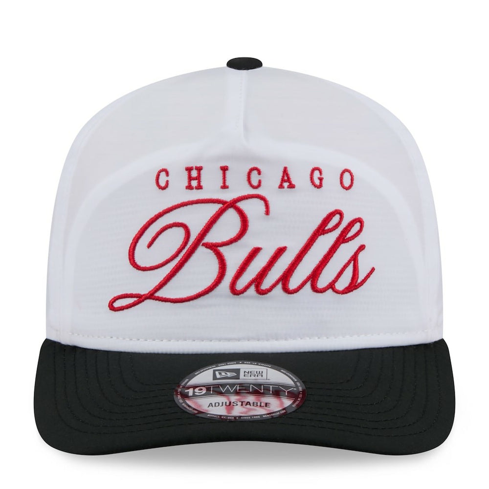 Chicago Bulls 2025 NBA Draft On-Stage Nylon 19TWENTY Adjustable Hat - White/Black for sale