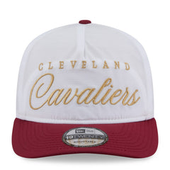 Cleveland Cavaliers 2025 NBA Draft On-Stage Nylon 19TWENTY Adjustable Hat sale - White/Wine on sale
