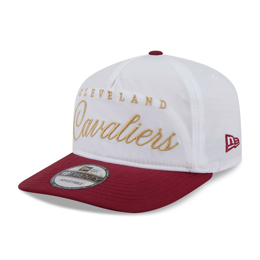 Cleveland Cavaliers 2025 NBA Draft On-Stage Nylon 19TWENTY Adjustable Hat sale - White/Wine on sale
