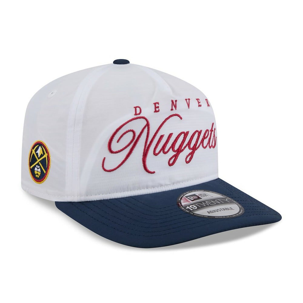 Denver Nuggets 2025 NBA Draft On-Stage Nylon 19TWENTY Adjustable Hat sale - White/Navy on sale