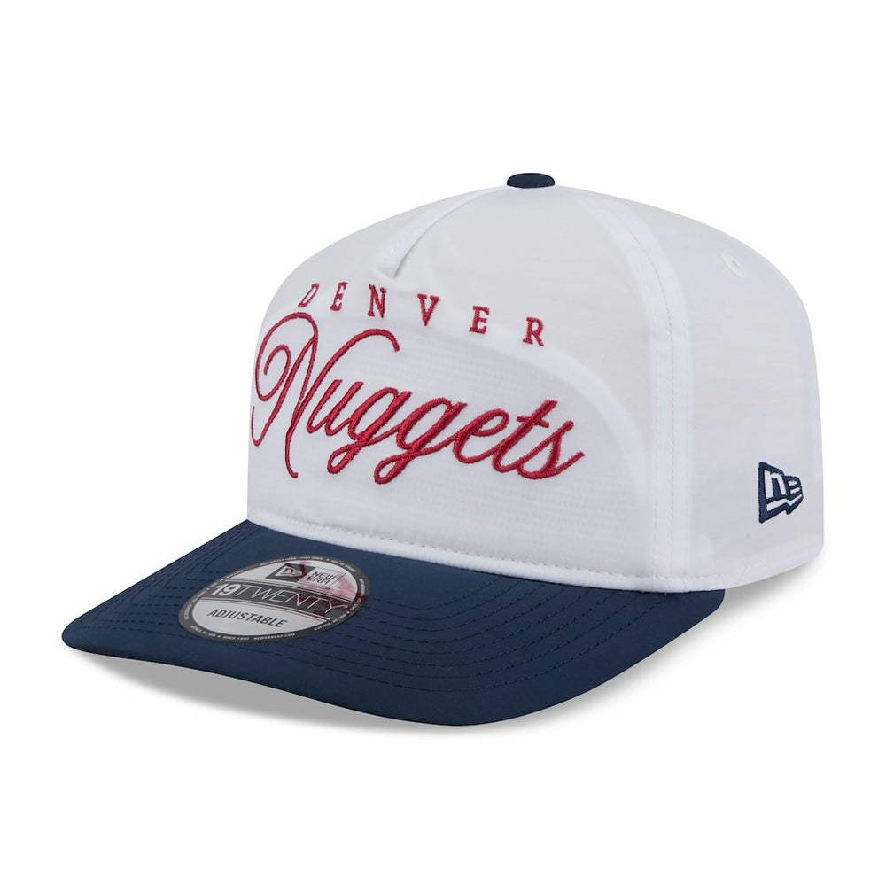 Denver Nuggets 2025 NBA Draft On-Stage Nylon 19TWENTY Adjustable Hat sale - White/Navy on sale