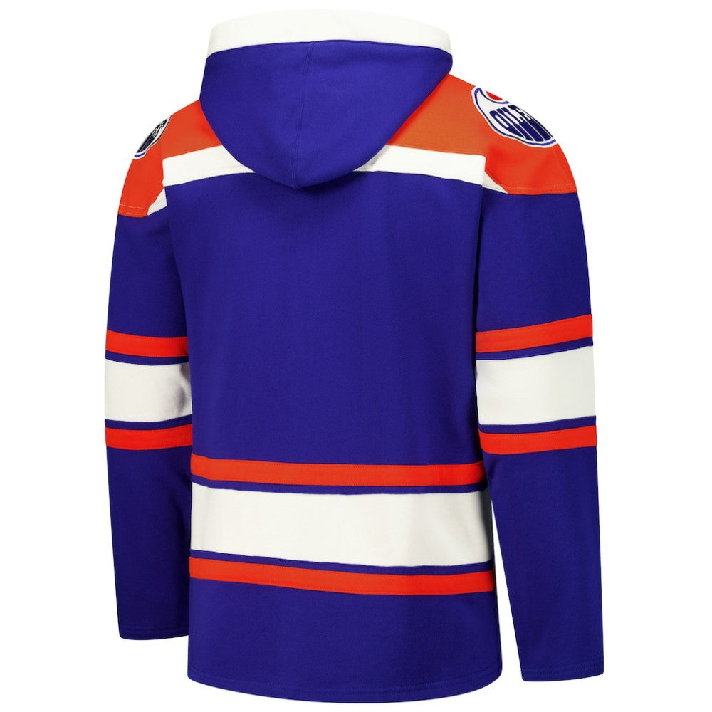 Edmonton Oilers '47 Superior Lacer Hoodie - Royal Hoodies