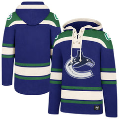 Vancouver Canucks '47 Superior Lacer Hoodie - Royal Hoodies