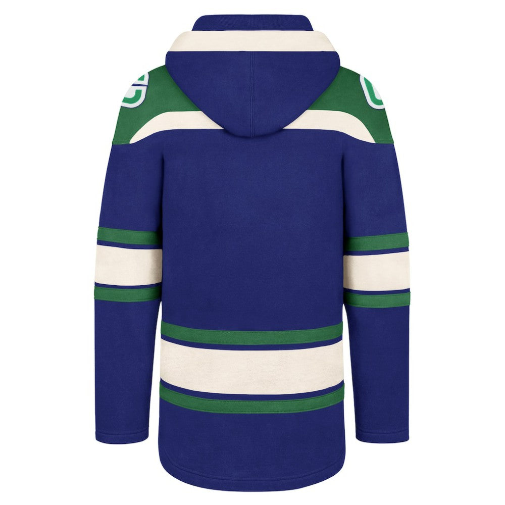 Vancouver Canucks '47 Superior Lacer Hoodie - Royal Hoodies