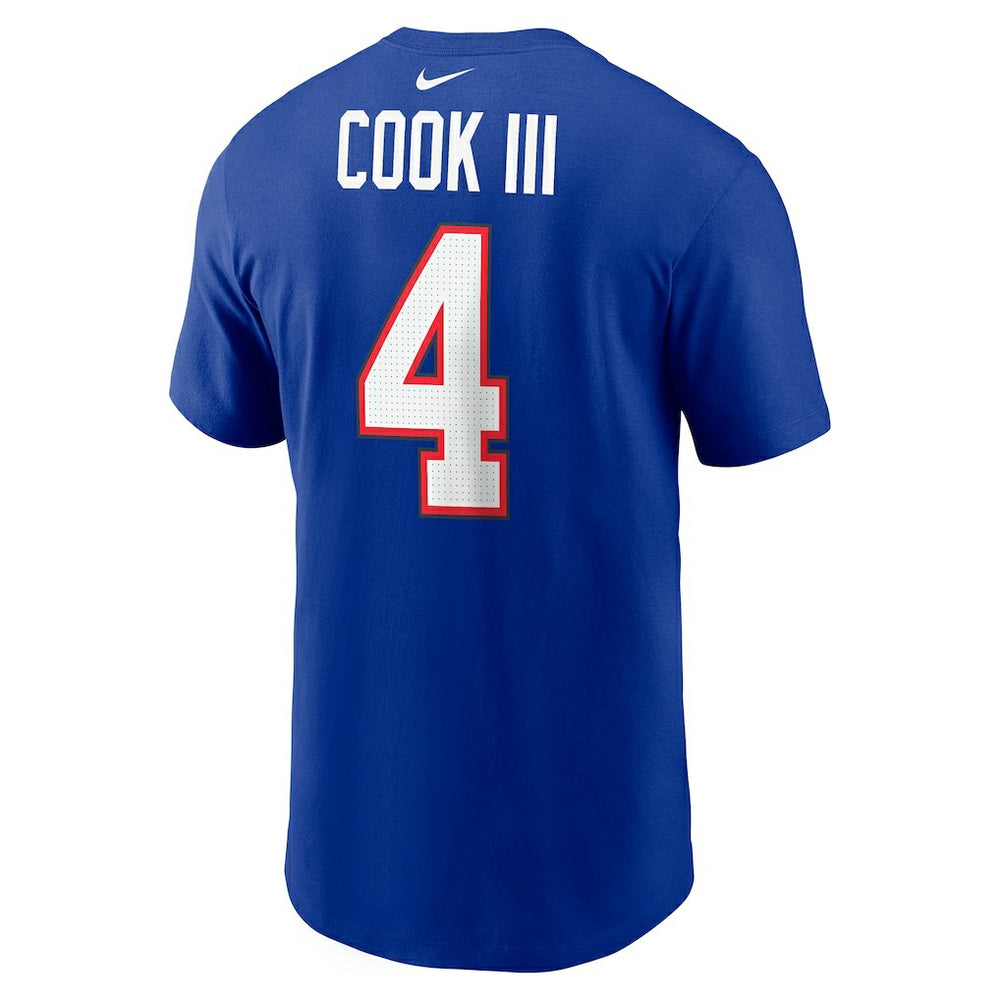 James Cook Buffalo Bills Name & Number T-Shirt - Royal outlet