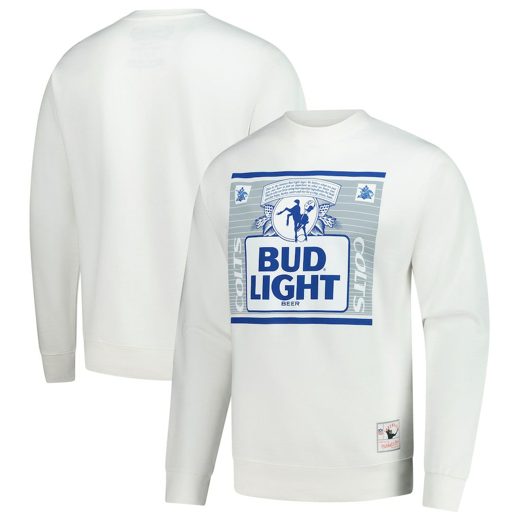 Indianapolis Colts x Bud Light The Crest Pullover Sweatshirt - White outlet