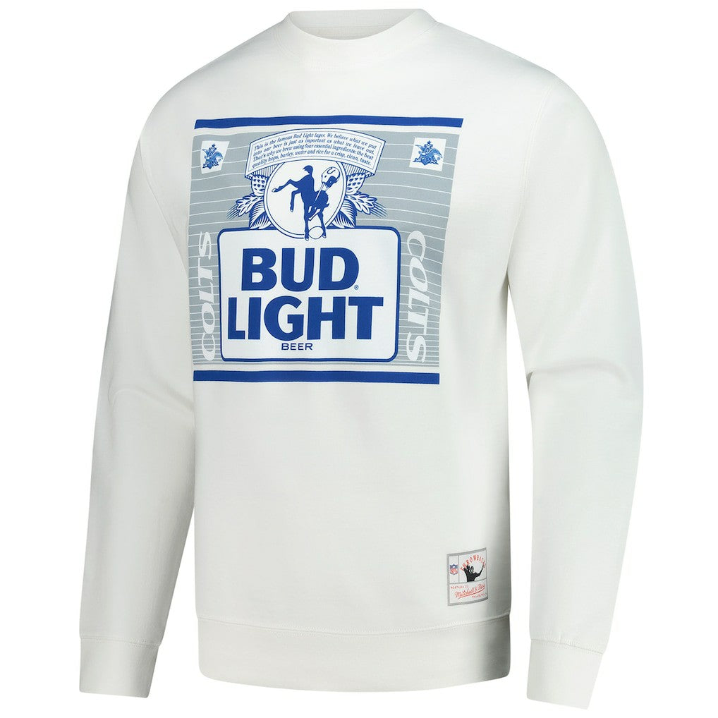 Indianapolis Colts x Bud Light The Crest Pullover Sweatshirt - White outlet