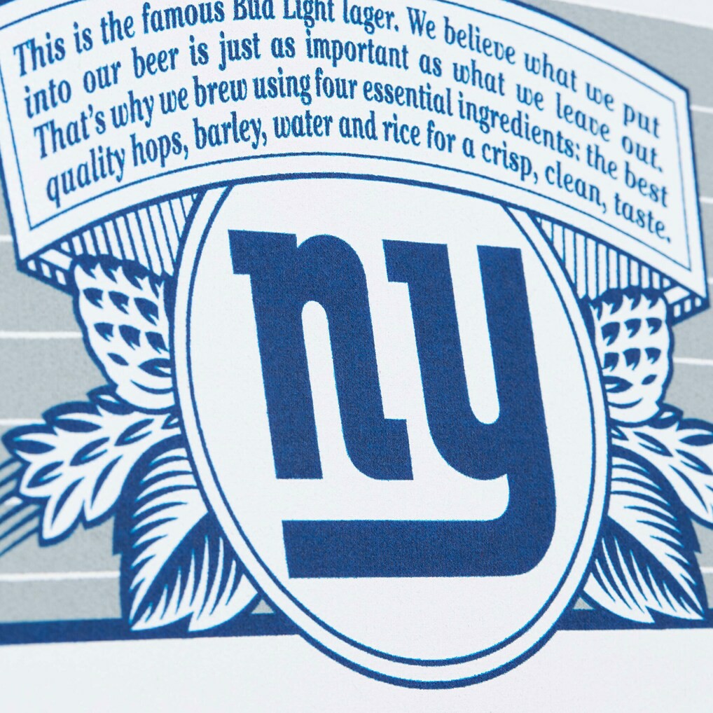 New York Giants x Bud Light The Crest Pullover Sweatshirt - White for sale