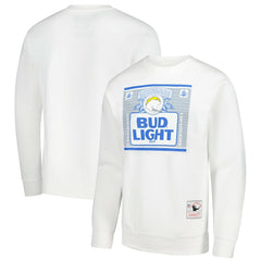 Los Angeles Chargers x Bud Light The Crest Pullover Sweatshirt - White cheap