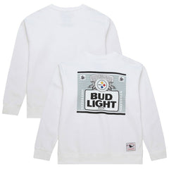 Pittsburgh Steelers x Bud Light The Crest Pullover Sweatshirt - White online