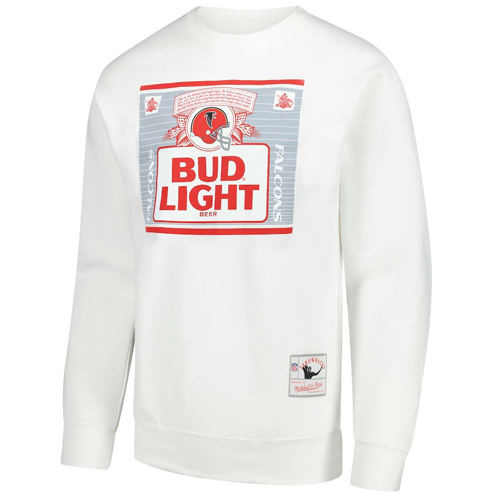 Atlanta Falcons x Bud Light The Crest Pullover Sweatshirt - White discount