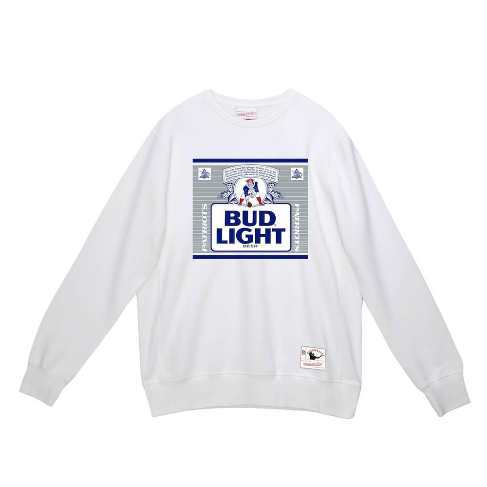 New England Patriots x Bud Light The Crest Pullover Sweatshirt - White outlet