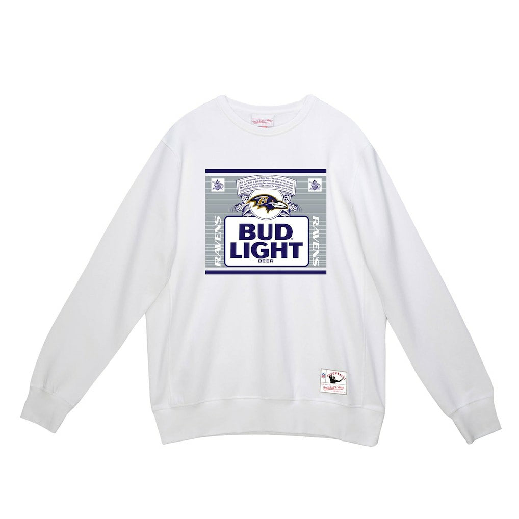 Baltimore Ravens x Bud Light The Crest Pullover Sweatshirt - White outlet