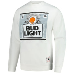 Cleveland Browns x Bud Light The Crest Pullover Sweatshirt - White discount