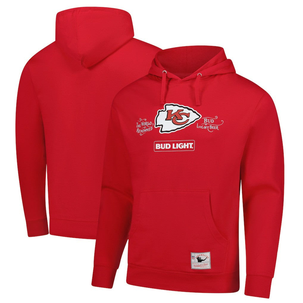 Kansas City Chiefs NFL x Bud Light Vintage Pullover Hoodie - Red outlet