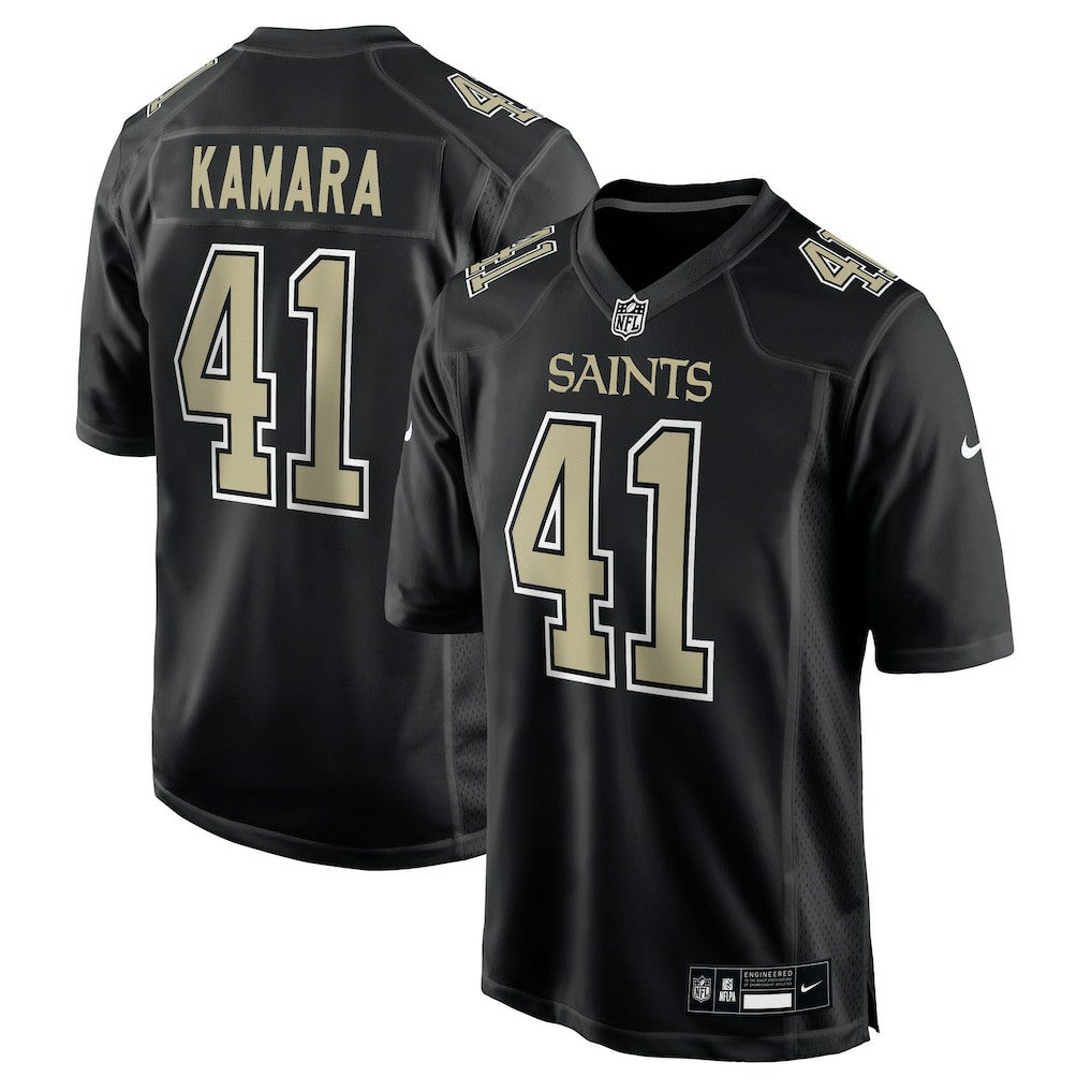 Alvin Kamara New Orleans Saints Fashion Game Jersey - Carbon Black on sale