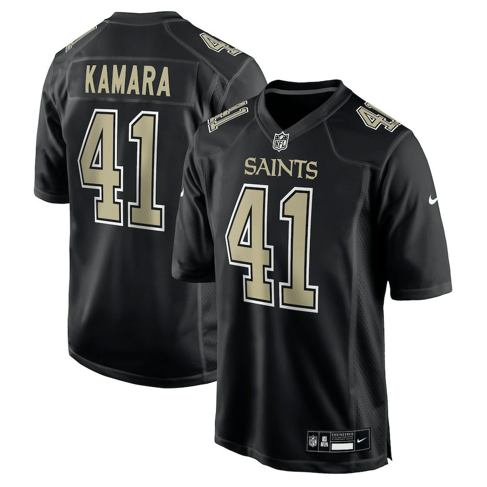 Alvin Kamara New Orleans Saints Fashion Game Jersey - Carbon Black on sale