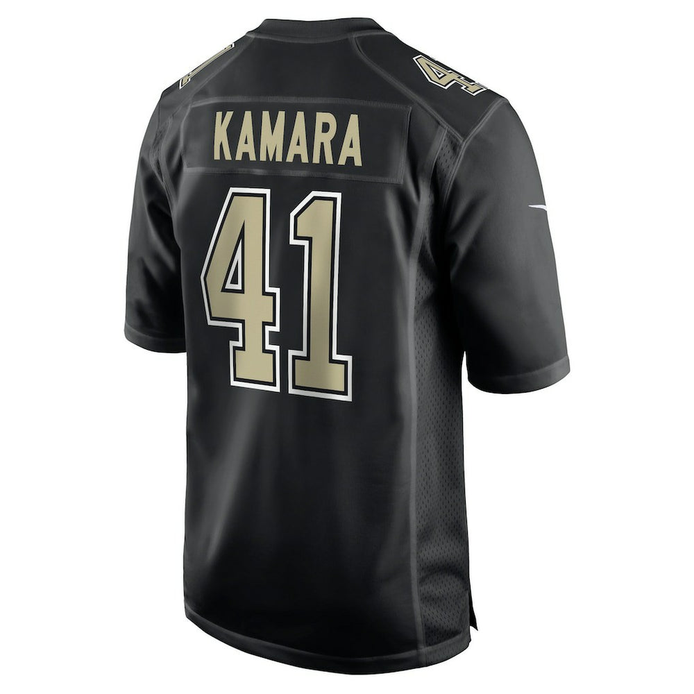 Alvin Kamara New Orleans Saints Fashion Game Jersey - Carbon Black on sale
