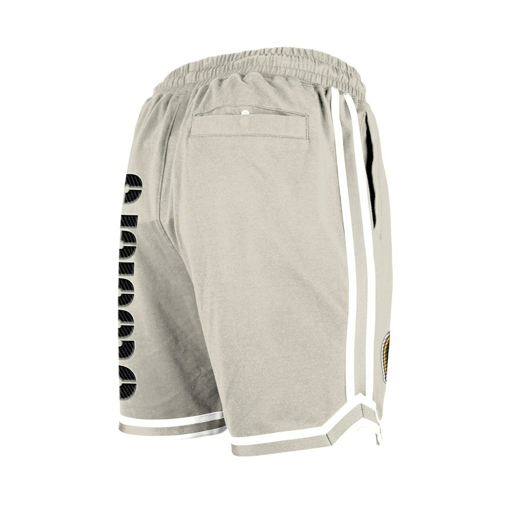 Pittsburgh Steelers New Era Stone Multi Patch Shorts - Light Beige on sale