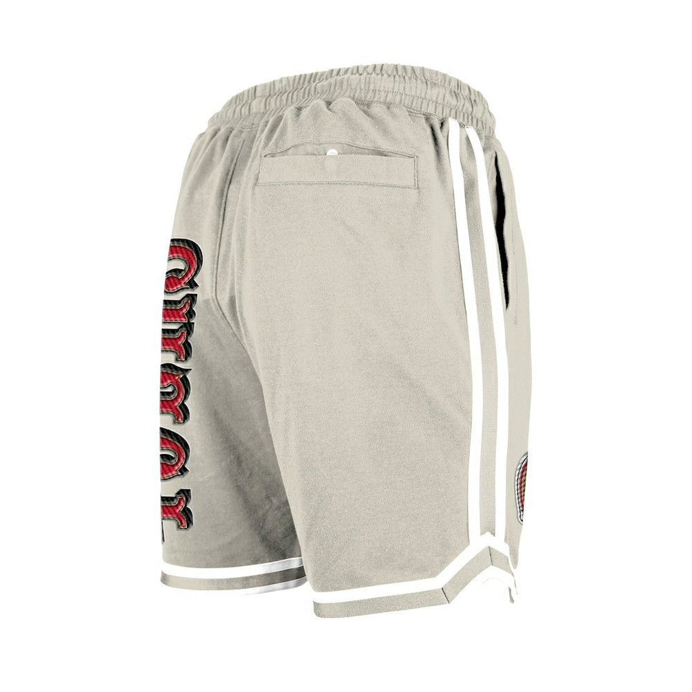 San Francisco 49ers New Era Stone Multi Patch Shorts - Light Beige discount