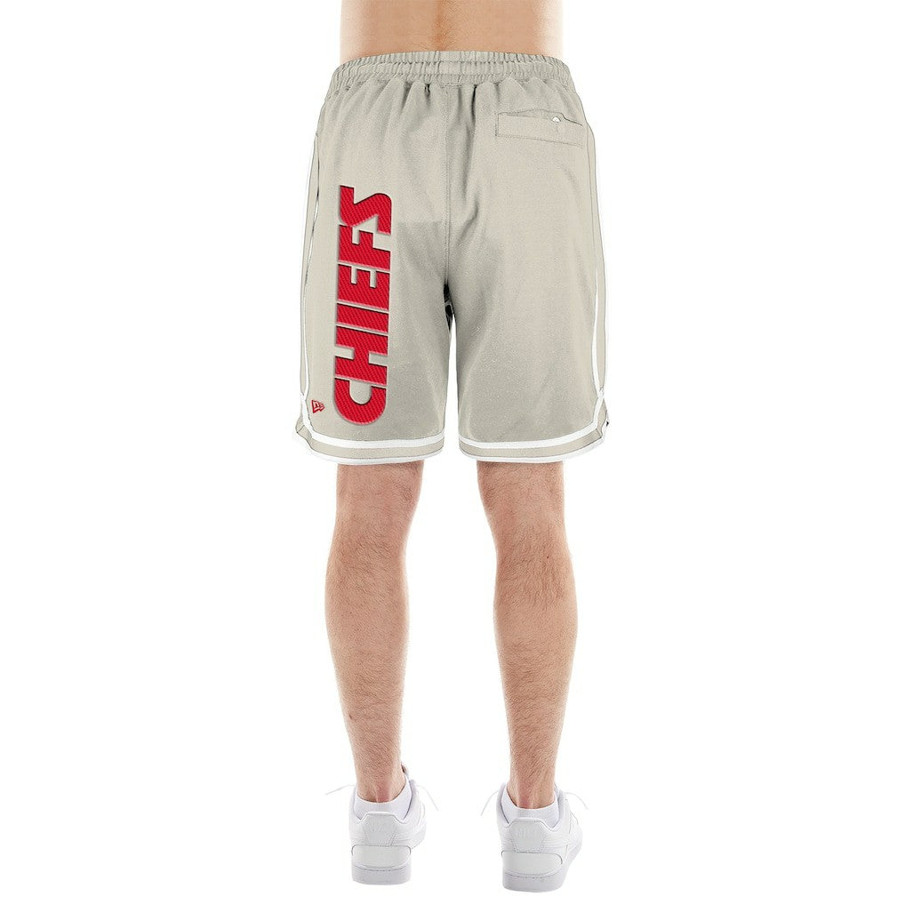 Kansas City Chiefs New Era Stone Multi Patch Shorts - Light Beige for sale