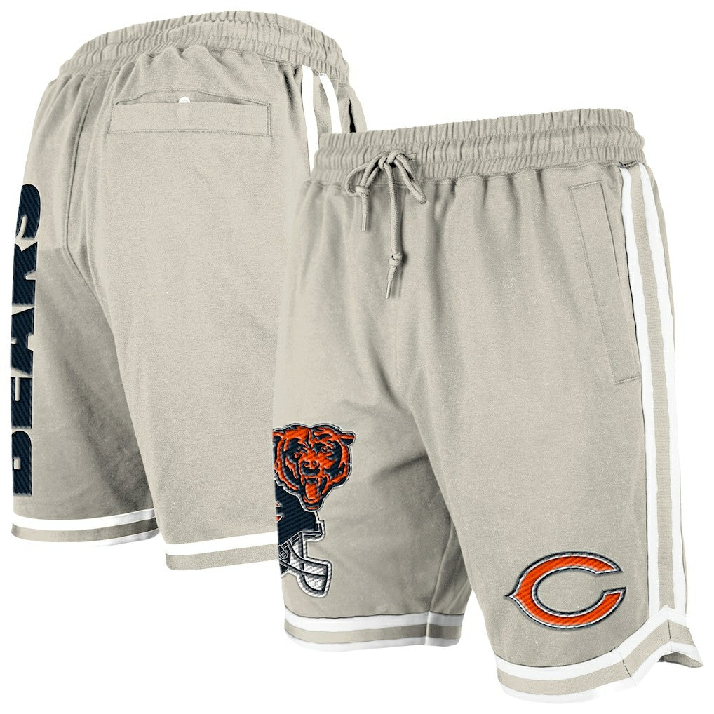 Chicago Bears New Era Stone Multi Patch Shorts - Light Beige sale