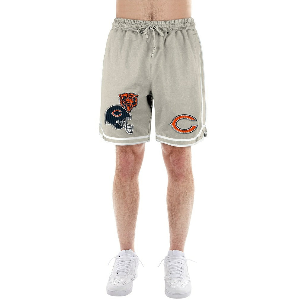 Chicago Bears New Era Stone Multi Patch Shorts - Light Beige sale