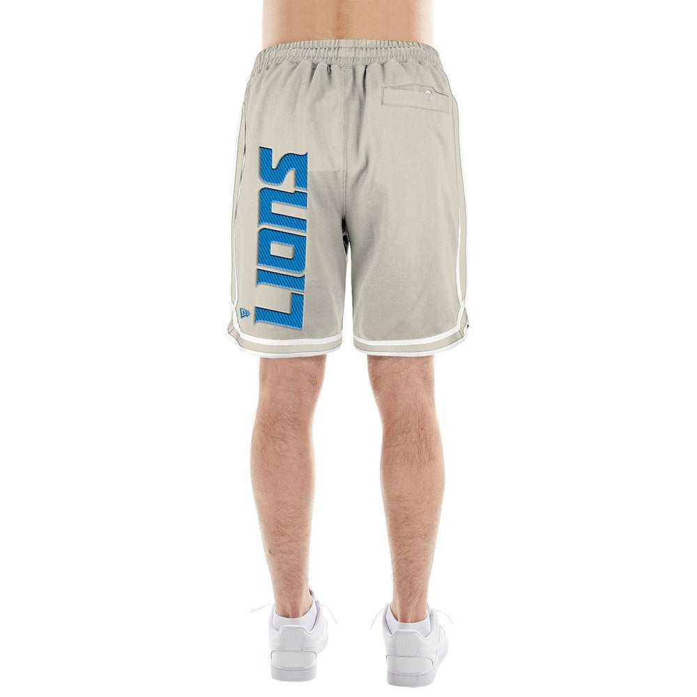 Detroit Lions New Era Stone Multi Patch Shorts - Light Beige cheap