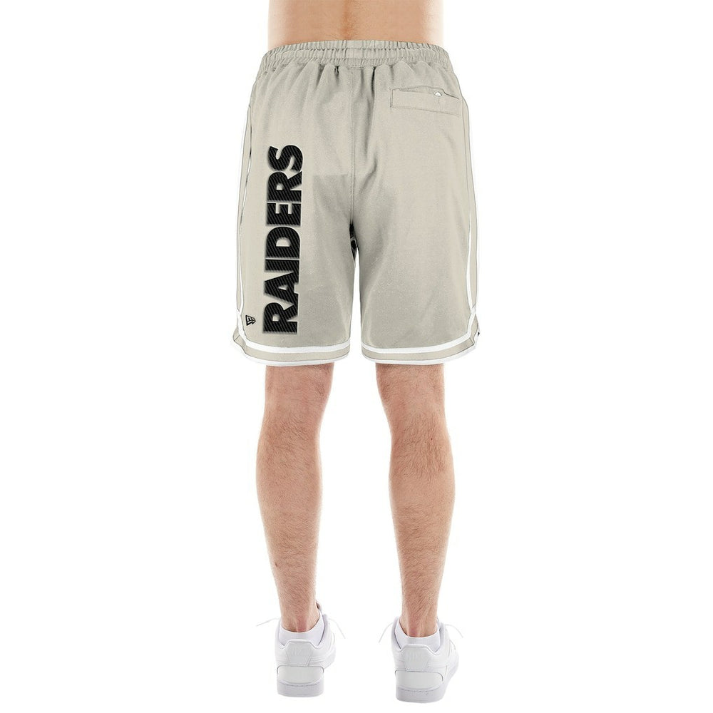 Las Vegas Raiders New Era Stone Multi Patch Shorts - Light Beige outlet