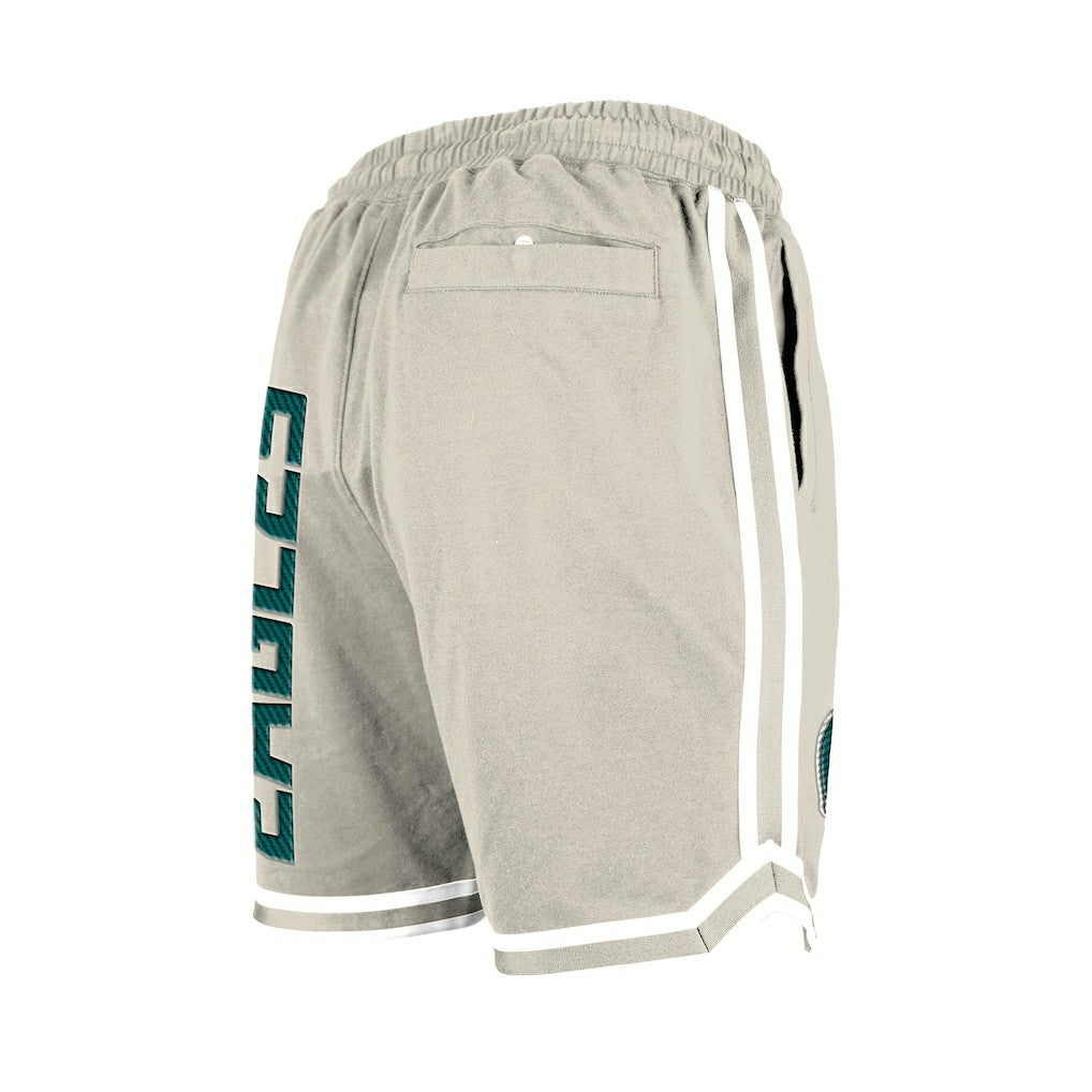 Philadelphia Eagles New Era Stone Multi Patch Shorts - Light Beige outlet