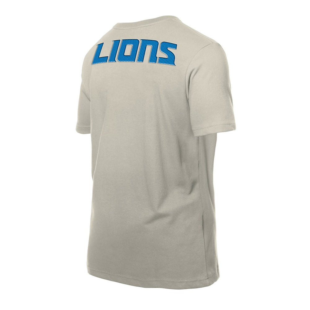 Detroit Lions New Era Multi Patch T-Shirt - Light Beige discount