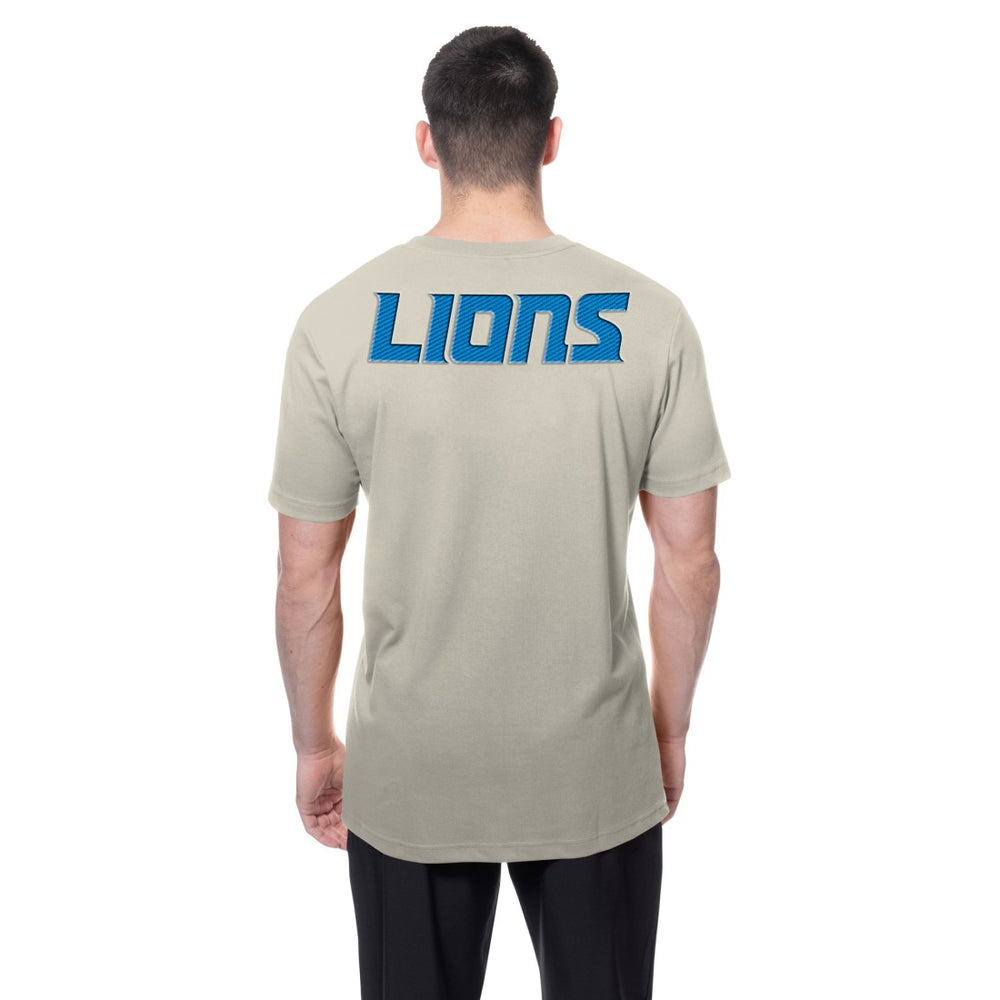 Detroit Lions New Era Multi Patch T-Shirt - Light Beige discount