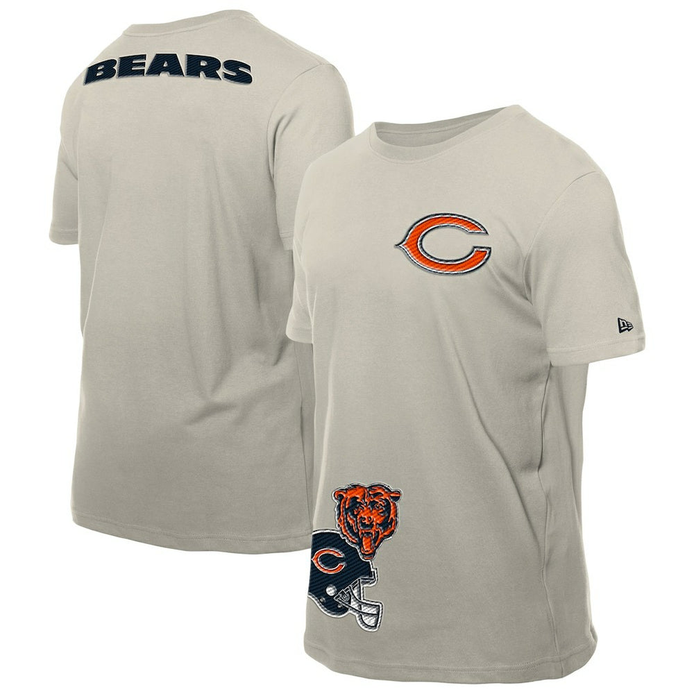 Chicago Bears New Era Multi Patch T-Shirt - Light Beige discount