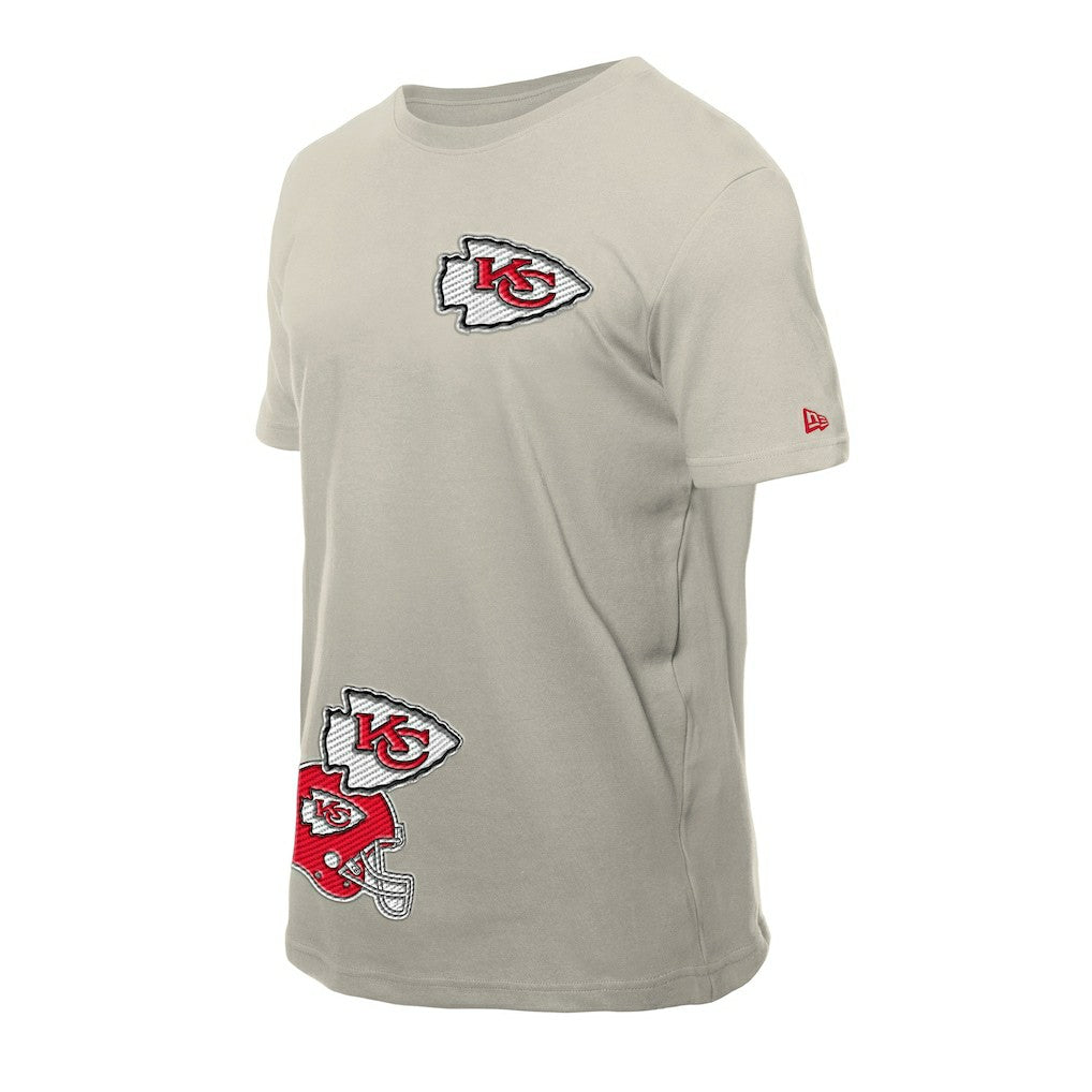 Kansas City Chiefs New Era Multi Patch T-Shirt - Light Beige sale