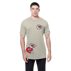 Kansas City Chiefs New Era Multi Patch T-Shirt - Light Beige sale