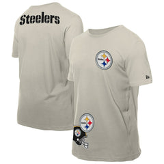 Pittsburgh Steelers New Era Multi Patch T-Shirt - Light Beige discount
