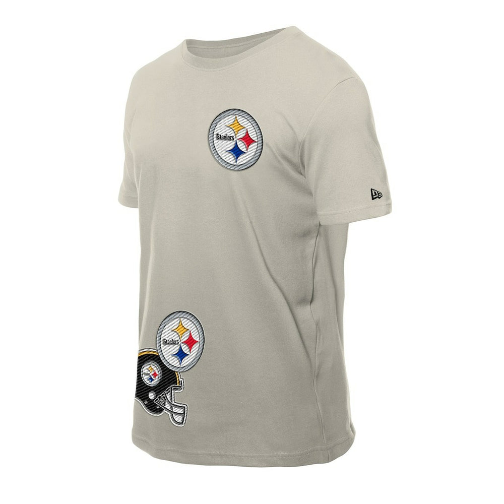 Pittsburgh Steelers New Era Multi Patch T-Shirt - Light Beige discount