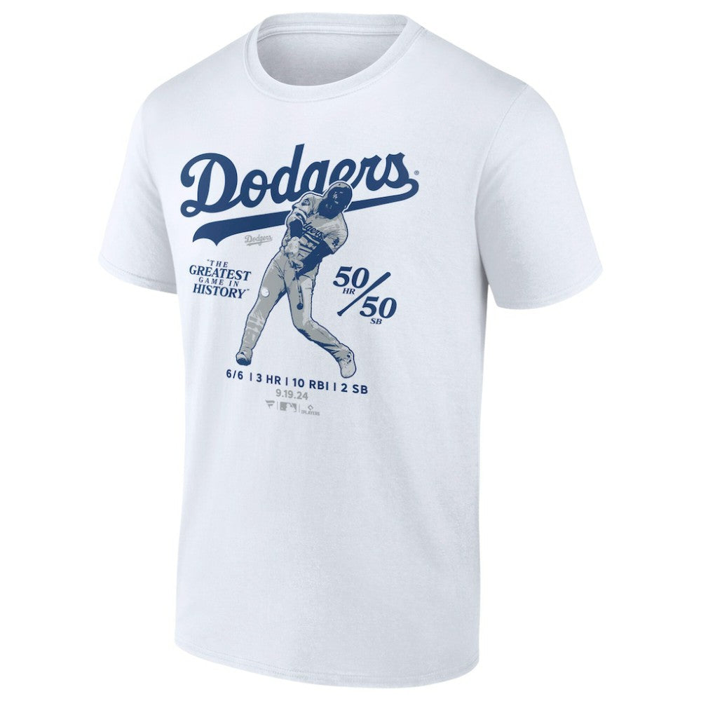 Shohei Ohtani Los Angeles Dodgers 6 for 6 T-Shirt White