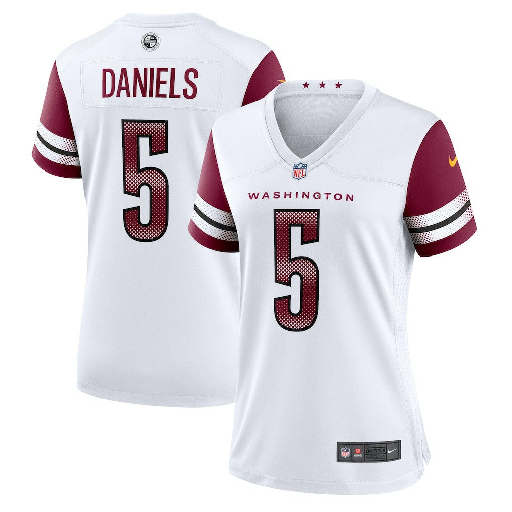 Jayden Daniels Washington Commanders Women's Game Jersey - White sale