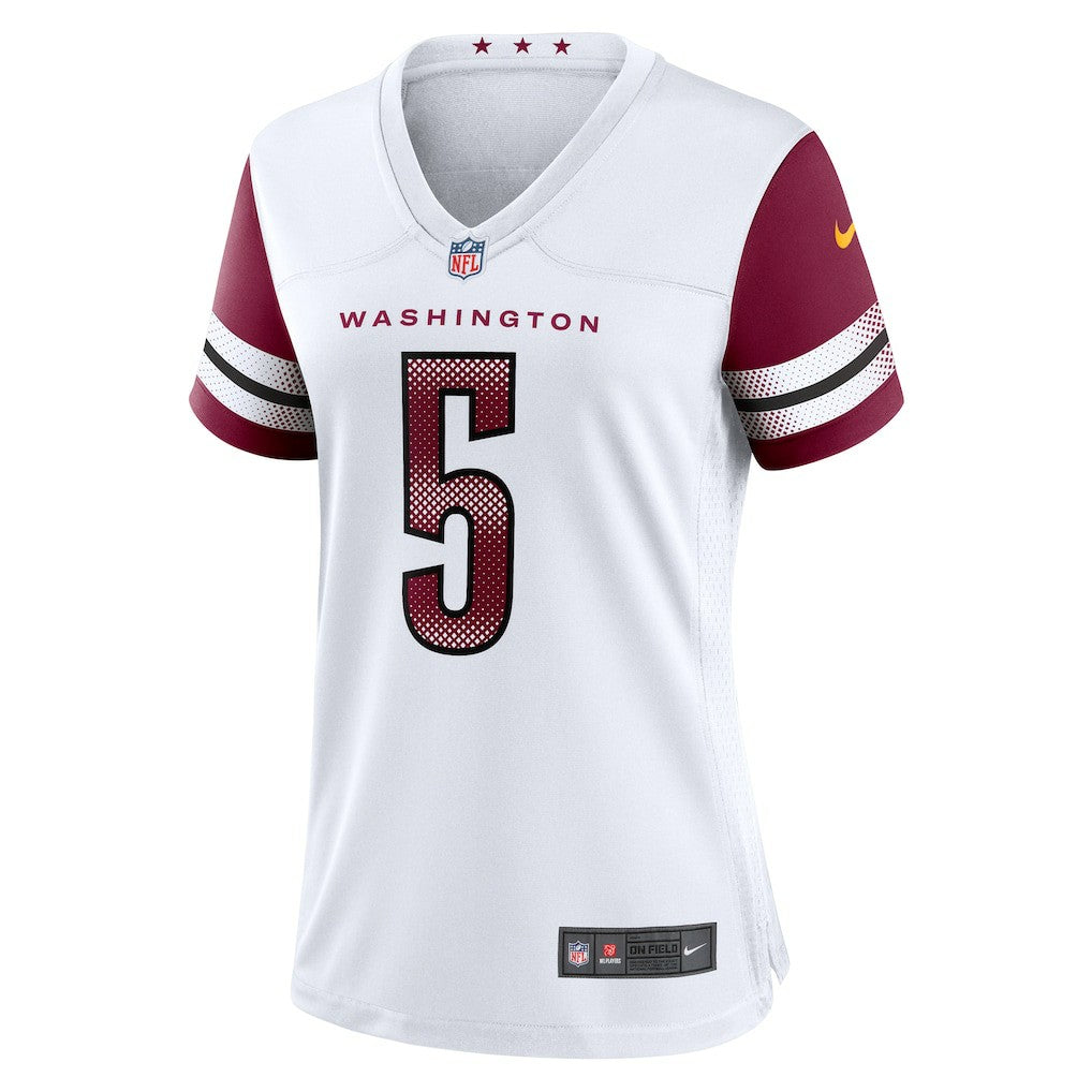 Jayden Daniels Washington Commanders Women's Game Jersey - White sale