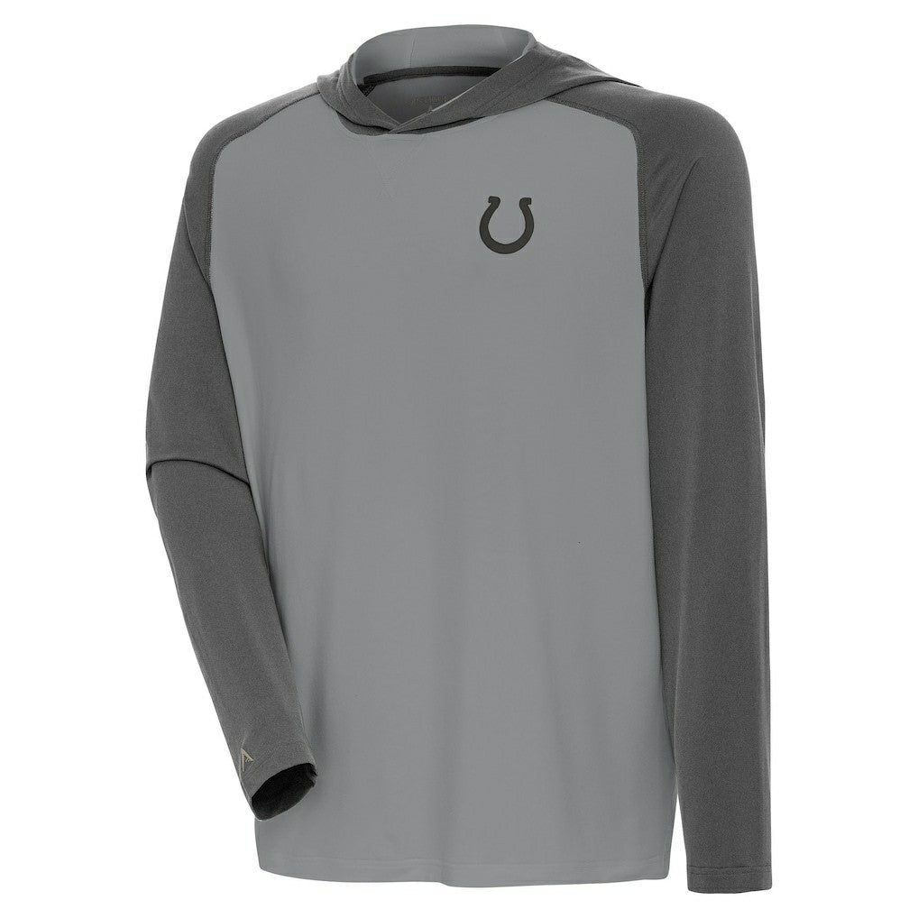 Indianapolis Colts Antigua Tonal Intrepid Pullover Hoodie - Gray discount
