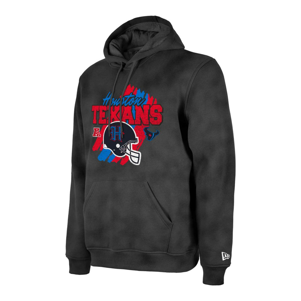 Houston Texans New Era Identity Helmet Enzyme Washed Pullover Hoodie - Black online
