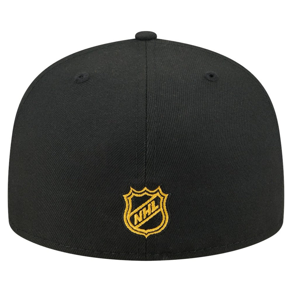 Boston Bruins New Era State Stitch 59FIFTY Fitted Hat - Black Hats