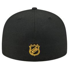 Boston Bruins New Era State Stitch 59FIFTY Fitted Hat - Black Hats